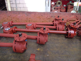 bevel with worm gear operator